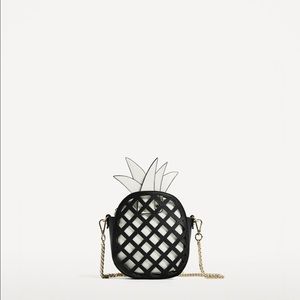 Zara | Black and White Pineapple Bag