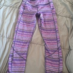 Lululemon purple space dye leggings