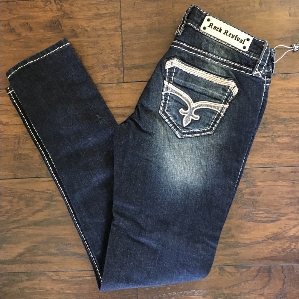 Rock revival skinny jeans