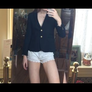 Jcrew Navy Blue Balzer