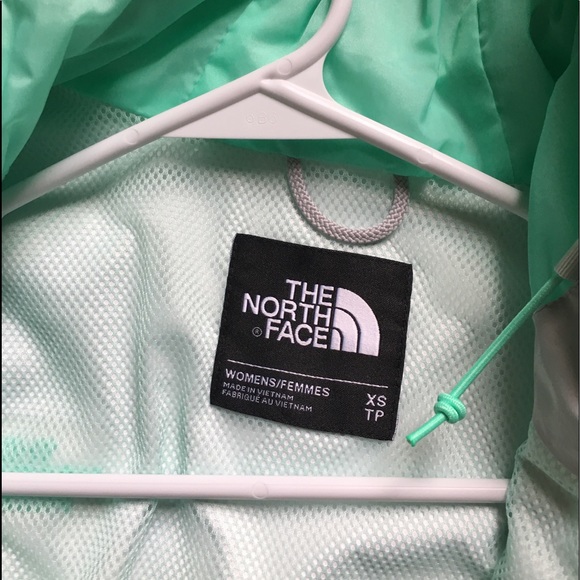 Mint Green North Face Windbreaker - Picture 3 of 3