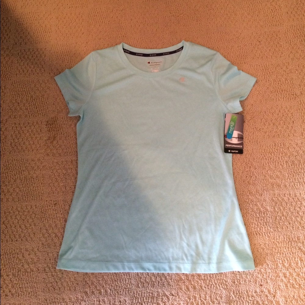Blue athletic t shirt