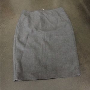 LOFT grey pencil skirt