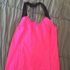Hot pink bodybuilding.com racerback tank