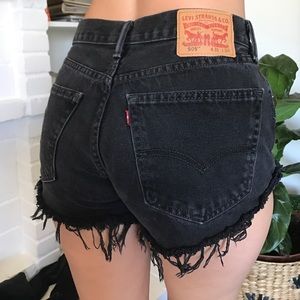 Vintage Levi's high waisted shorts
