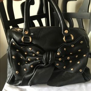 Authentic red Valentino bow handbag