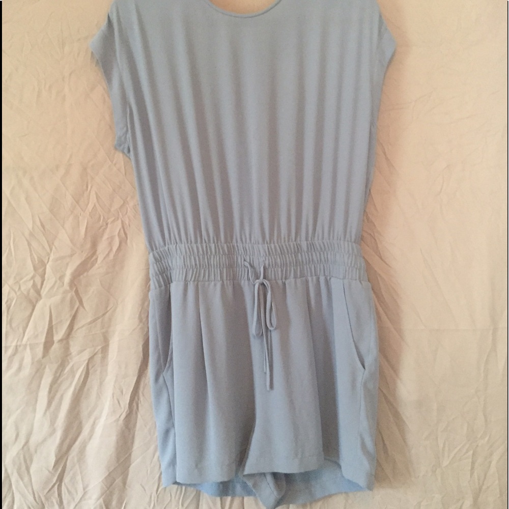 BCBGMaxAzria Powder blue romper