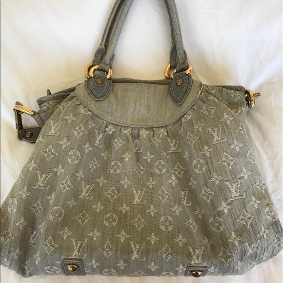 Louis Vuitton Handbags - Louis Vuitton Gray Denim Monogram Bag