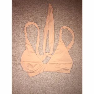Jypsea local nude/tan bralette bikini top