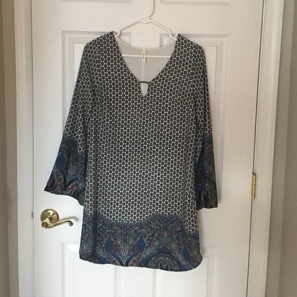 Blue Pattern Dress