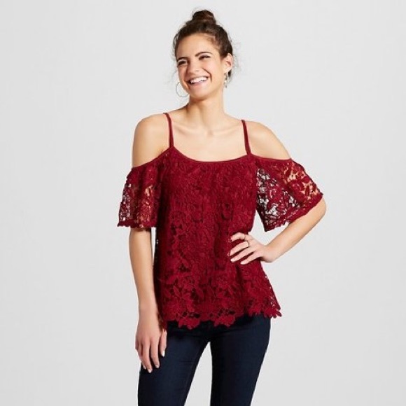 Xhilaration Tops - Lace off the shoulder top!