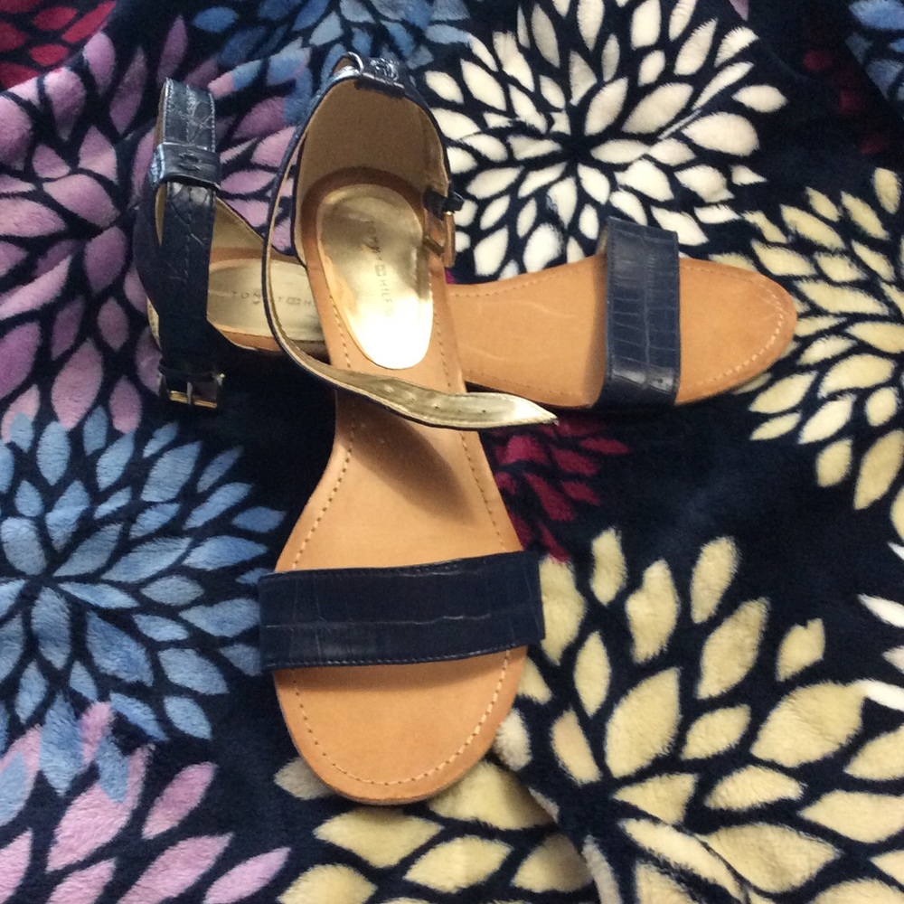 RESERVED***Blue Tommy Hilfiger sandals***RESERVED