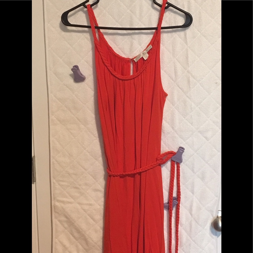 Boston Proper Beautiful red/orange small dress!