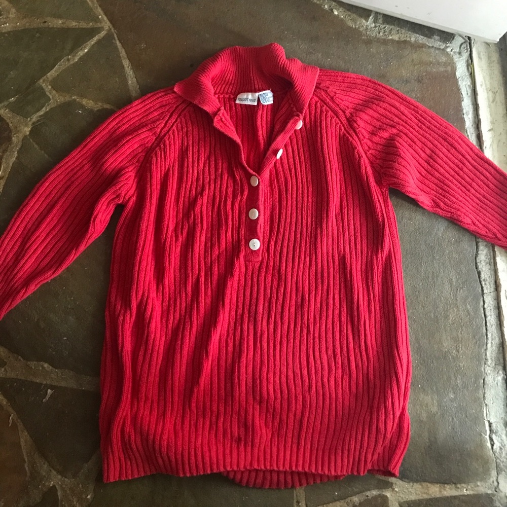Newport News heavy red sweater. Women's 2XL.
