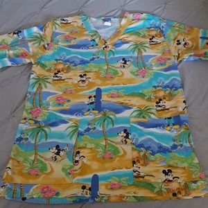 Mickey Mouse Scrub Top