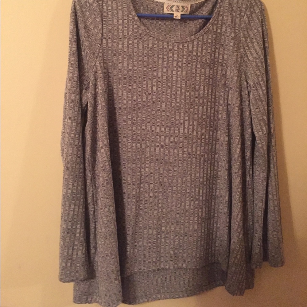 Gray blouse