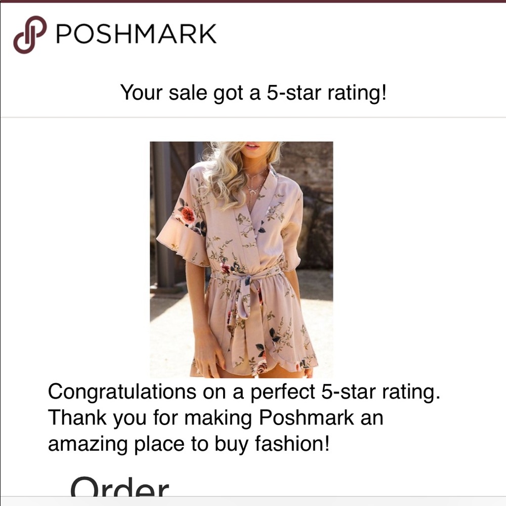 Celeste Chiffon Floral Playsuit💐 Sale 1 Left - Picture 7 of 8