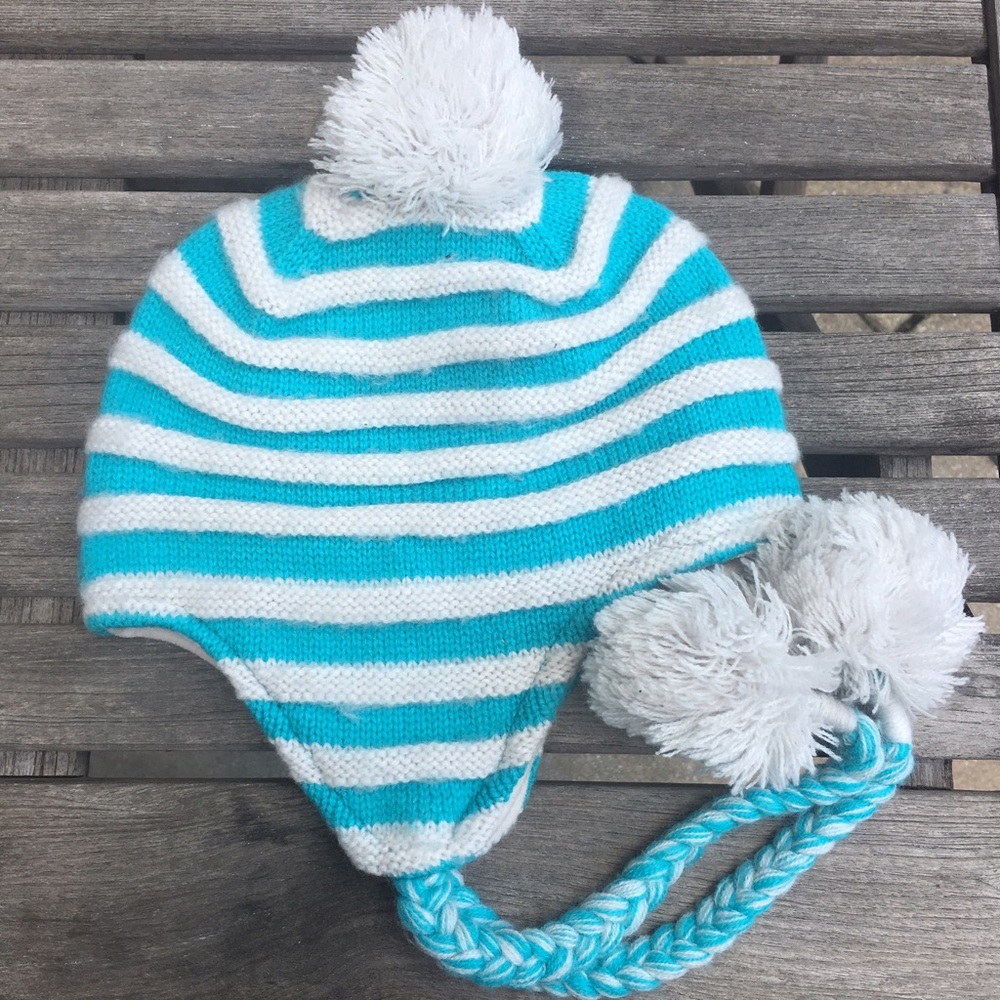 ⚡️SALE⚡️Koppën Blue and White Pom Pom Hat