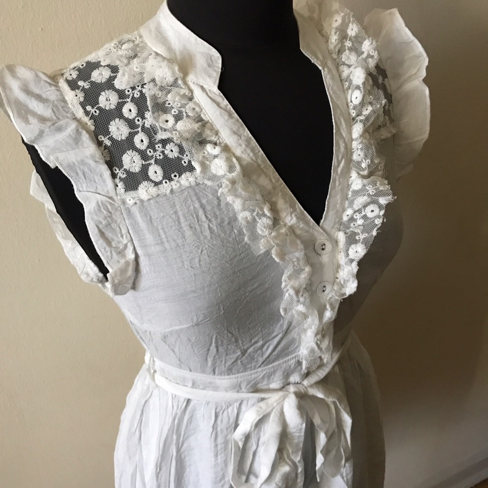 Forever 21 Gauzy White Dress