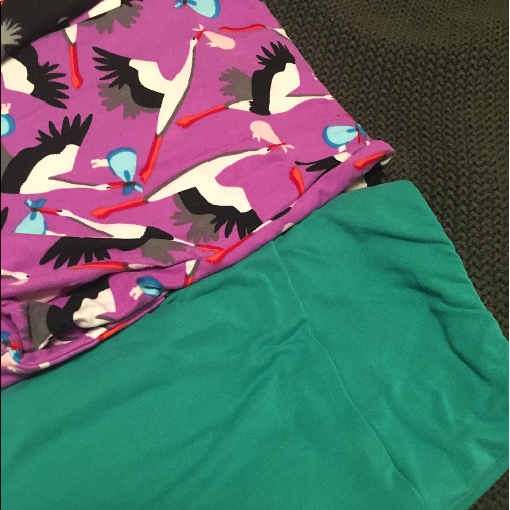 Os storks and green leggings lot