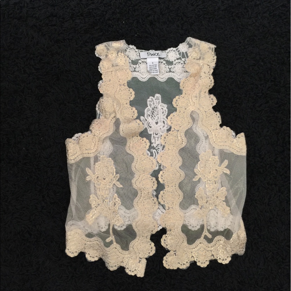 Lace vest