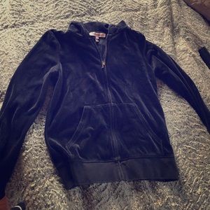 Juicy couture velour track hoodie