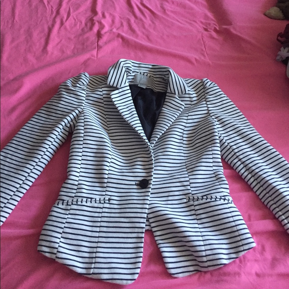 Stripe blazer