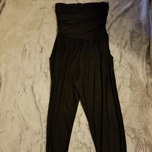 🚫SOLD🚫 Strapless jumpsuit with pockets