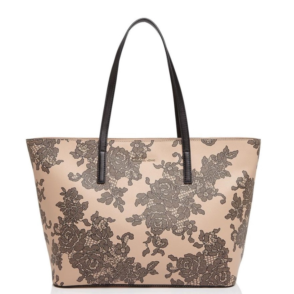 Michael kors Emry lace tote oyster with dust bag