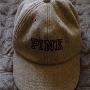 Grey Victoria's Secret Pink Cap