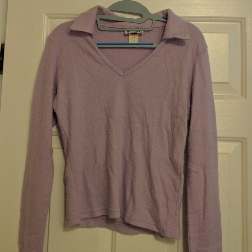 Lilac long sleeve top