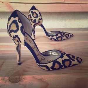 Sam Edelman Cheetah Heels Sz 5