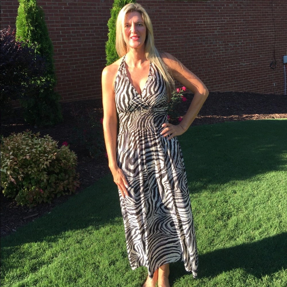 Animal print sundress