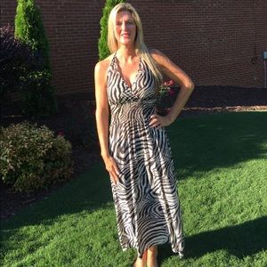 Animal print sundress