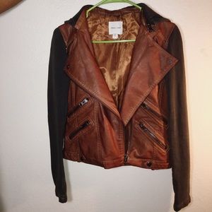 ✨🌟 Silence + Noise Vegan Leather Moto Jacket