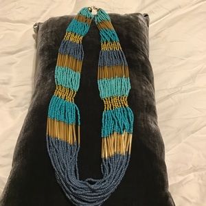 BCBG Multi-colored beaded necklace