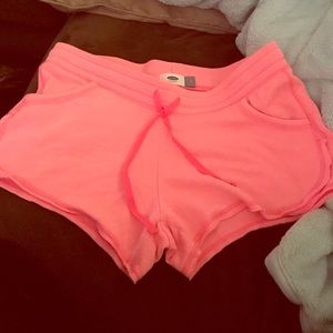 Old navy coral shorts.