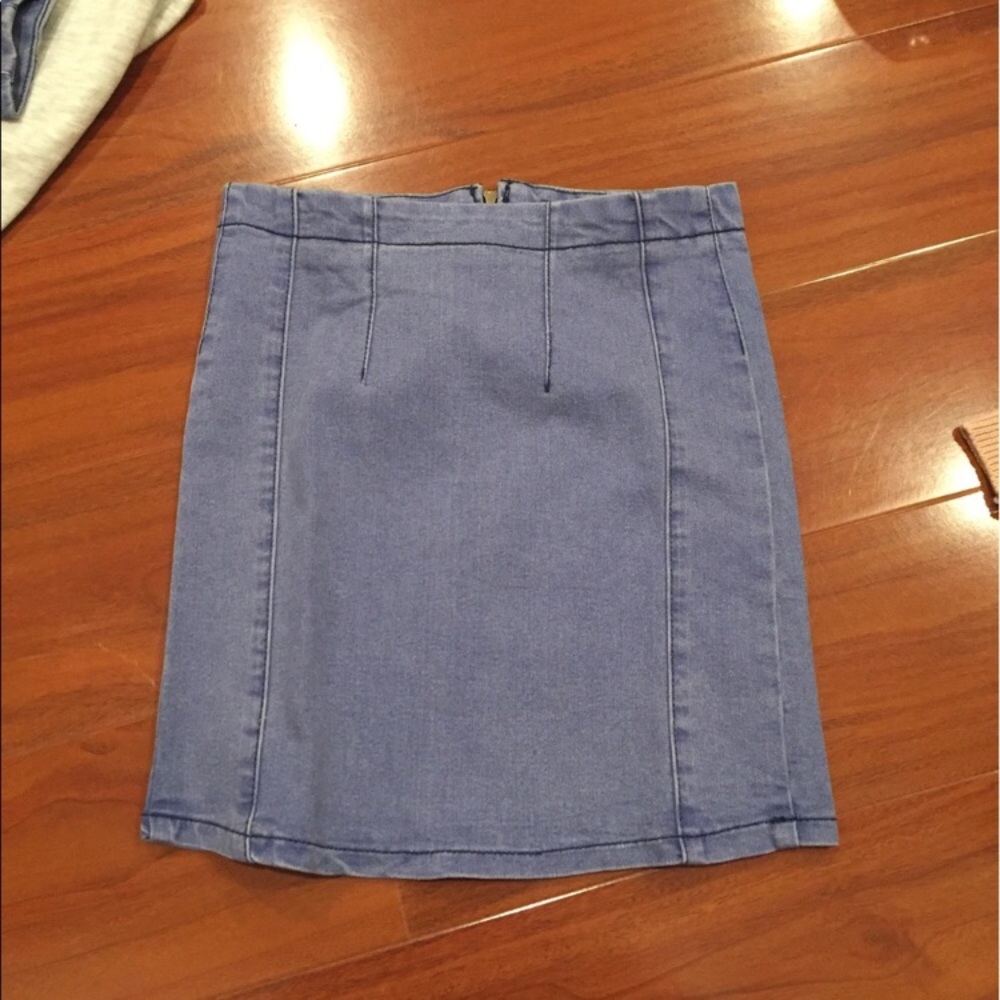 brandy melville denim raquel skirt