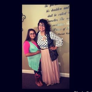 Dainty jewels polka dot top