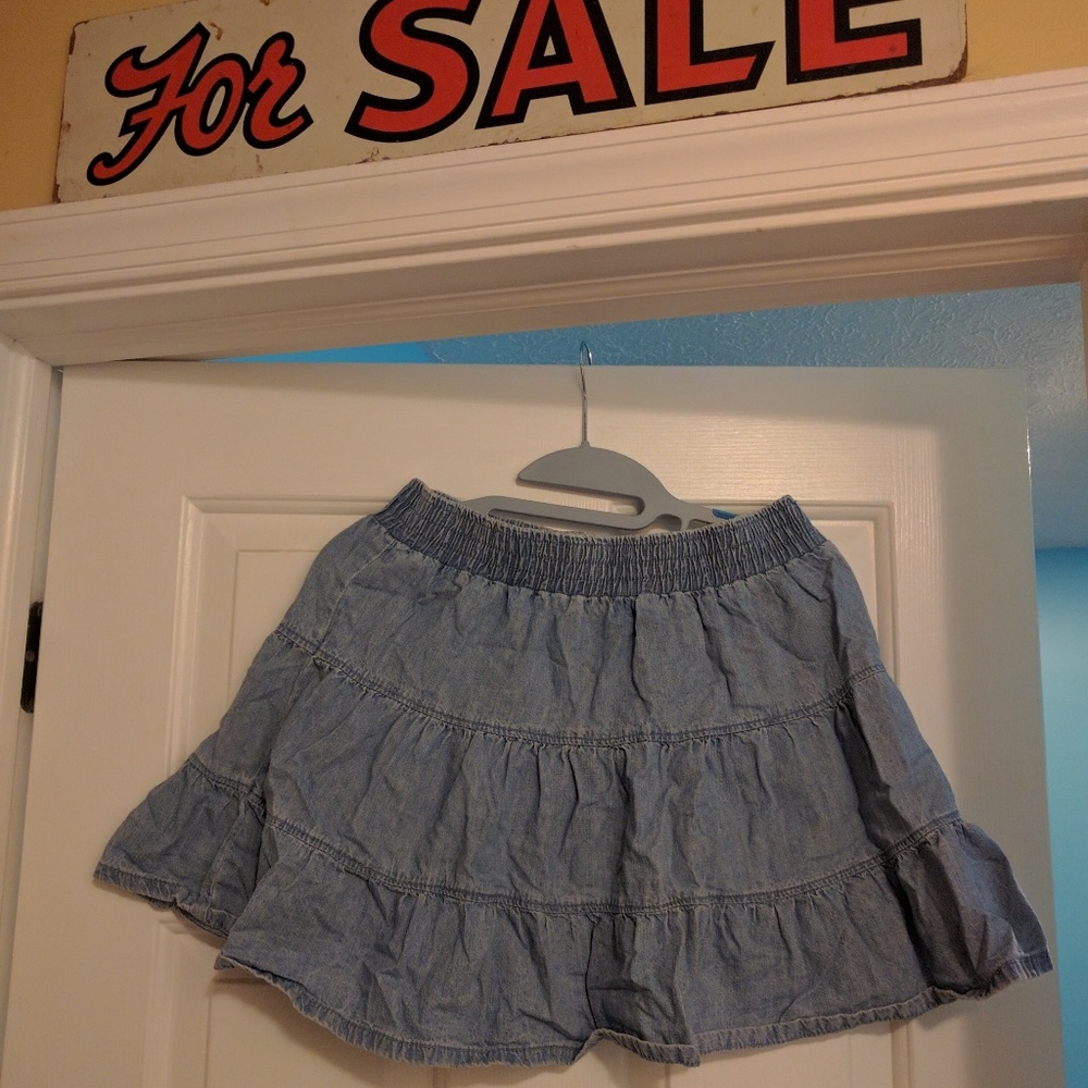 Short Denim Skirt from Delia's