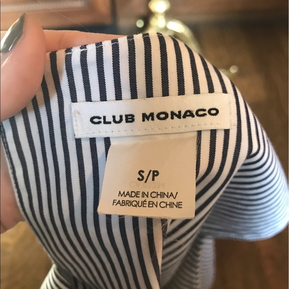 Club Monaco side tie up top - Picture 4 of 4