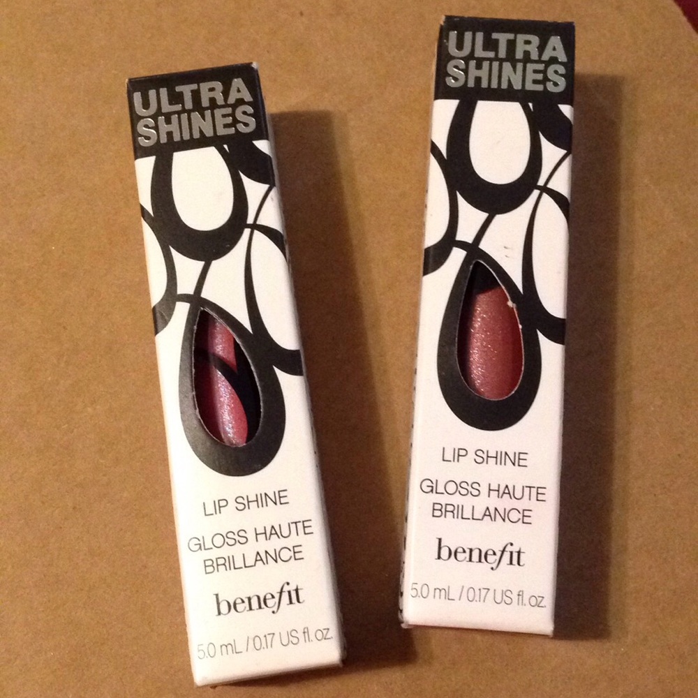 Benefit Combo Ultra Shines lip Gloss NIB