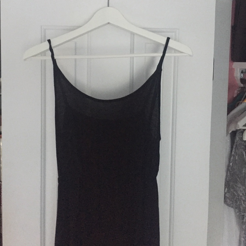 Black super comfy maxi dress