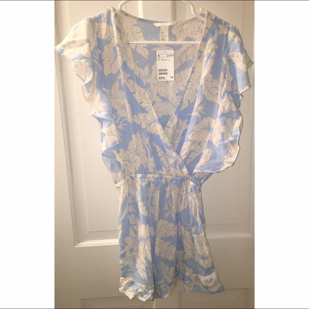 H & M Palm Romper