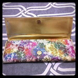 ALDO Metallic Rainbow Clutch