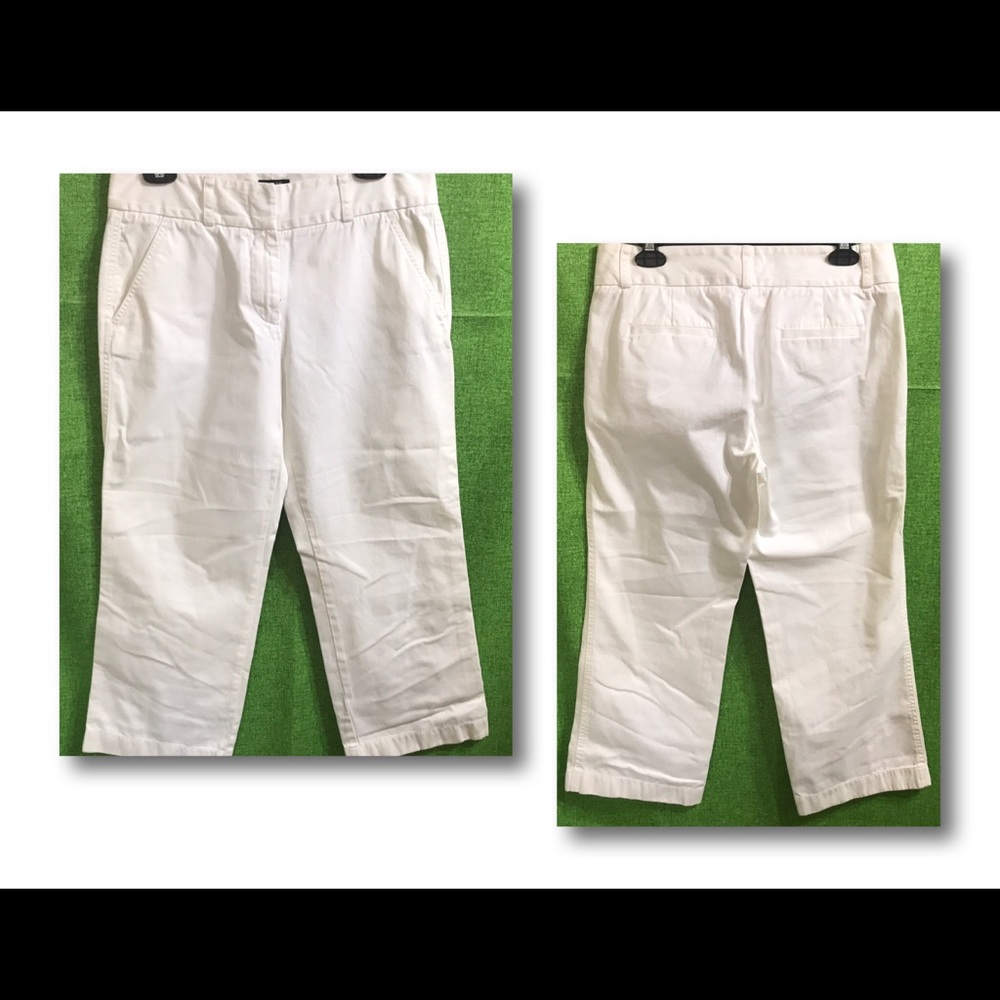 Women's J Crew Size 6 Capris Ankle Cropped