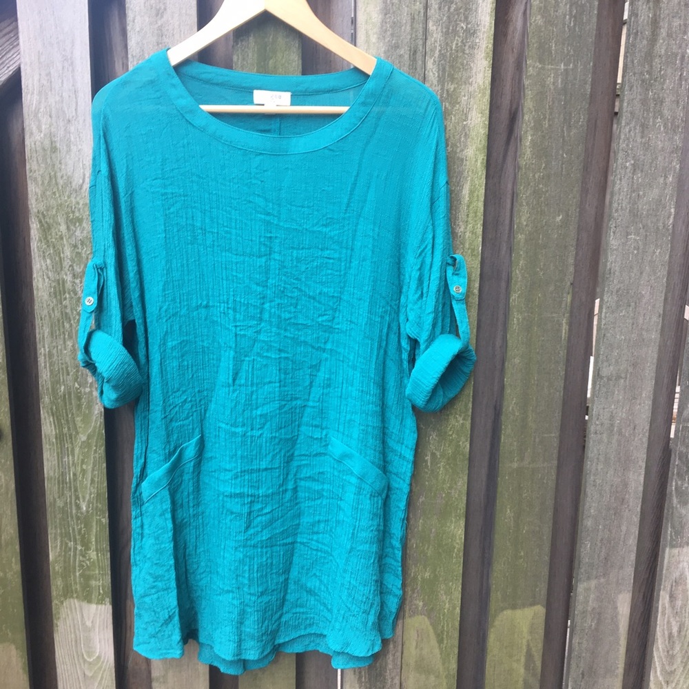 ⚡️SALE⚡️Umgee Turquoise Tunic