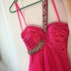 Short Pink Prom Dress