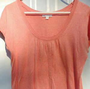 Peach knit Top