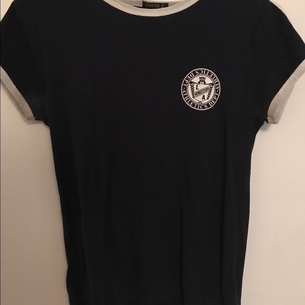 Forever 21 | LA athletic navy blue t-shirt